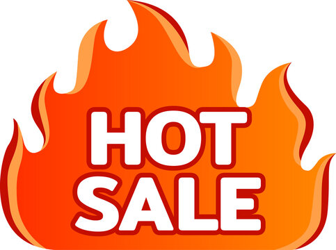 Hot sale price labels template designs with flame.