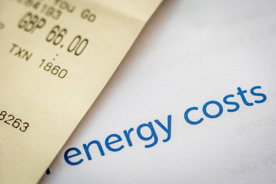 Electricity energy support scheme voucher receipt in England UK