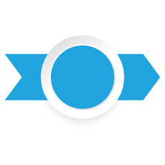 Arrow infographic text box