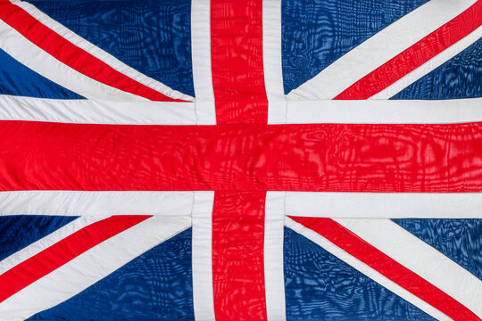 Close up of a british UK flag