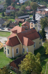 Fototapeta na wymiar Parish Church of Saint Mary Magdalene in Ivanec, Croatia