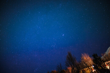 starry night sky