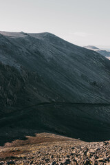 Paisaje volcanico en Fagradalsfjall en Islandia