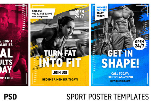 Sport poster designs