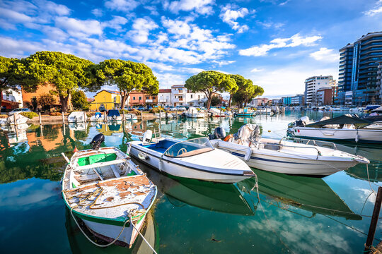 Town of Grado on Adriatic coast scenic harbor and architecture view
