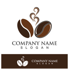 coffee bean icon vector