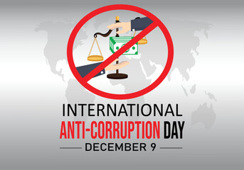 Every year on December 9th, International Anti-corruption Day raises public awareness for anti-corruption. 