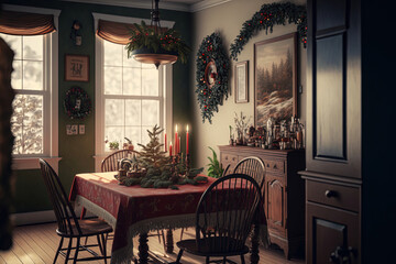 Fototapeta na wymiar living room with christmas tree,living room interior,luxury living room