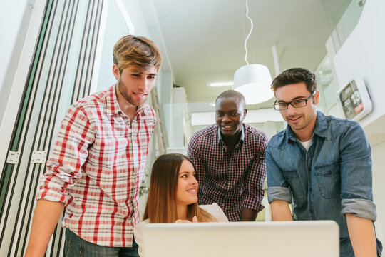 Young Entrepreneurs Working at the Office