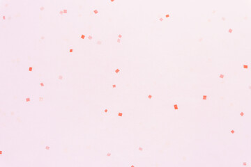 ピンクの和紙紙吹雪の背景