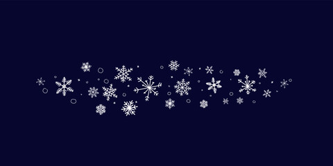 Background with snowflakes