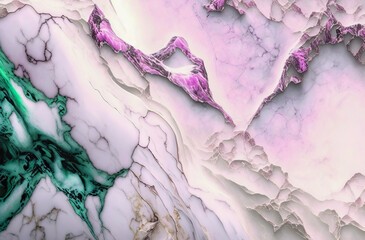 Obraz na płótnie Canvas Swirls of multi color marble . Liquid marble texture. Fluid art. abstract waves skin wall luxurious art ideas. Generative AI