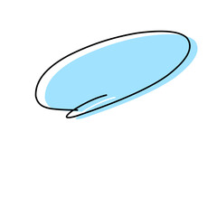 Bubble Text One Line