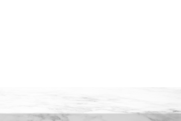 White Marble Table, Suitable for Product Presentation Backdrop, Display, and Mock up. (Transparent PNG File)