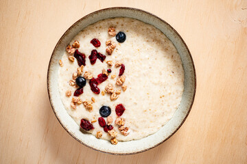 Oatmeal Porridge with fresh berries