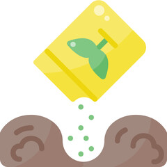 Planting organic nature field garden ranch plant farming farm  flat icon