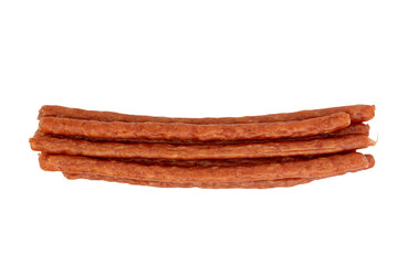 Kabanos - snack stick sausage, pork cabanossi, long, thin dry sausage