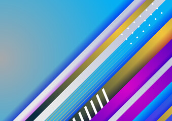 Abstract colorful geometric vector gradient background