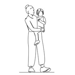 mother with daughter