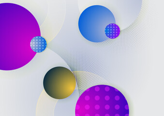 Abstract colorful geometric vector gradient background