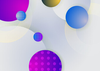 Abstract colorful geometric vector gradient background