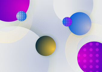 Abstract colorful geometric vector gradient background