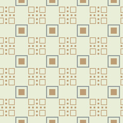 Seamless abstract square shapes geometrical symmetrical pattern
