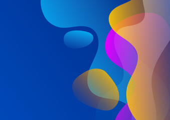 Abstract colorful geometric vector gradient background