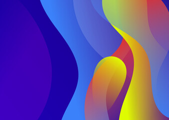 Abstract colorful geometric vector gradient background