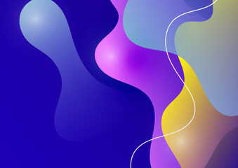 Abstract colorful geometric vector gradient background