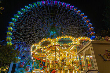 Foto Nocturna Carrusel Noria Navidad
