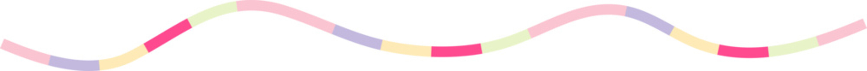 Colorful Korean curve line