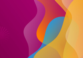 Abstract colorful geometric vector gradient background