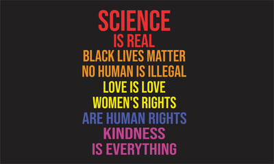 science is real Lgbt T-Shirt Design 