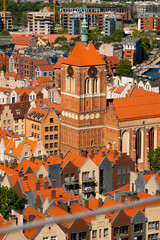 2022-06-05 view of the historical part of the city  Gdansk Poland
