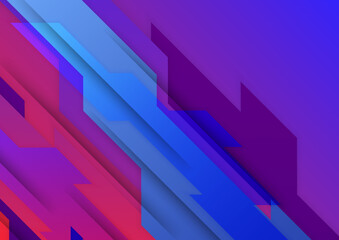 Abstract colorful geometric vector gradient background