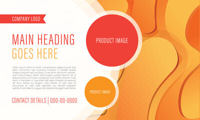 vector creative poster, flyer, leaflet, cover page, advertisement template