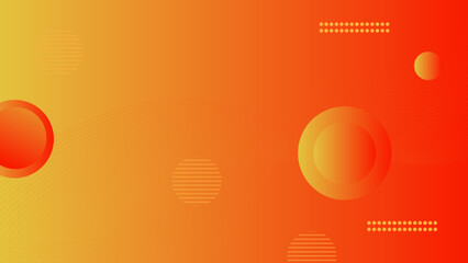 Modern abstract orange design template background