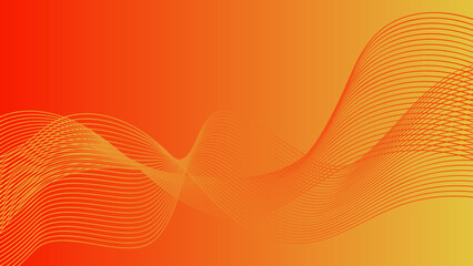 Modern abstract orange design template background