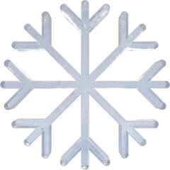 3D Realistic White Icy Cold Flaky Winter Season Snowflakes For New Year And Christmas Design