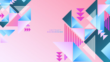 Modern abstract template background design with purple blue and orange gradient