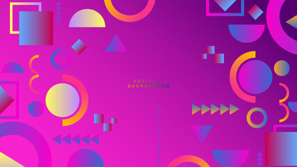Modern design template background with geometric abstract shapes