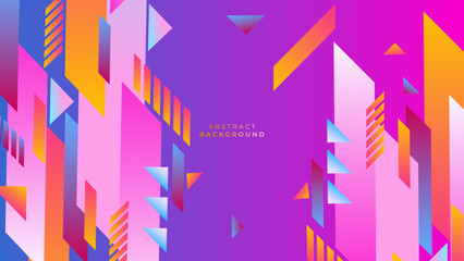 Modern design template background with geometric abstract shapes