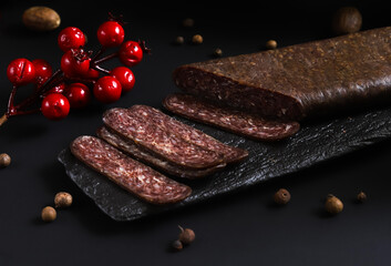 Beef Sujuk, shuzhuk or chuchuk. A delicacy 