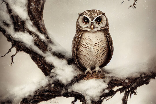 Snowy Owl Masala Chai Animal Digital Art, PNG, 500x500px, Owl, Animal,  Animal Figure, Art, Beak Download