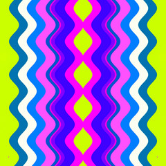 abstract colorful background with waves, pattern with colorful stripes
