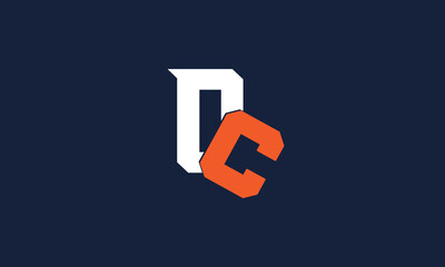 initial letters  of  DC , D ,C , CD monogram