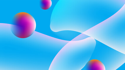 Modern gradient abstract colorful design background