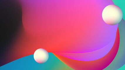 Modern gradient abstract colorful design background