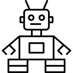 Fototapeta premium Robot Icon